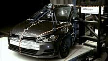 Side pole crash test image